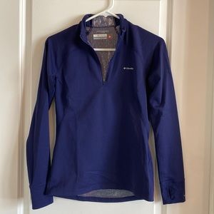 Columbia OmniHeat Quarter Zip Pullover Size Small, Antimicrobial
